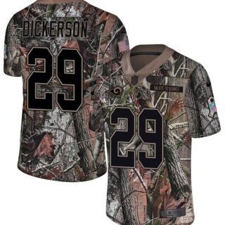 Nike Rams #29 Eric Dickerson Camo Men's Stitched NFL Limited Rush Realtree Jersey