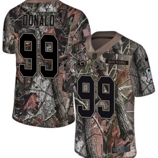 Nike Rams #99 Aaron Donald Camo Men's Stitched NFL Limited Rush Realtree Jersey