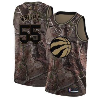 Nike Raptors #55 Delon Wright Camo Women's NBA Swingman Realtree Collection Jersey