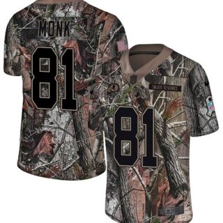 Nike Redskins #81 Art Monk Camo Men's Stitched NFL Limited Rush Realtree Jersey