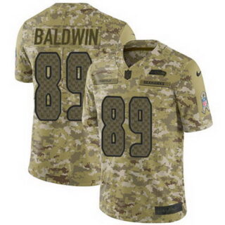 Nike Seahawks #89 Doug Baldwin Camo Youth Stitched NFL Limited 2018 Salute to Service Jersey
