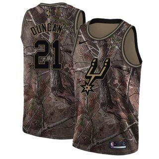 Nike Spurs #21 Tim Duncan Camo Women's NBA Swingman Realtree Collection Jersey