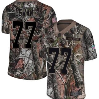 Nike Titans #77 Taylor Lewan Camo Men's Stitched NFL Limited Rush Realtree Jersey