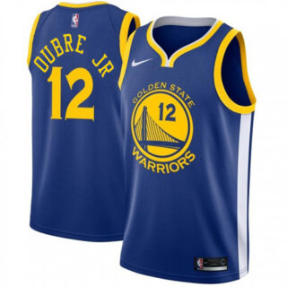 Nike Warriors #12 Kelly Oubre Jr Blue NBA Swingman Icon Edition Jersey