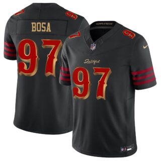Men's San Francisco 49ers #97 Nick Bosa Vapor F.U.S.E. Limited Rivalry Series Jersey