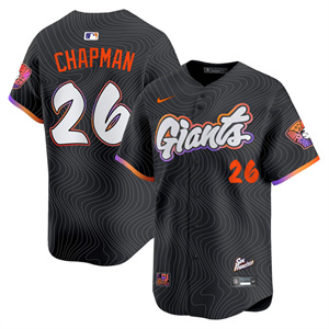 Men's San Francisco Giants 2025 City Connect Vapor Premier Limited Jersey All Stitched Matt Chapman 26