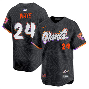 Men's San Francisco Giants 2025 City Connect Vapor Premier Limited Jersey All Stitched Willie Mays #24