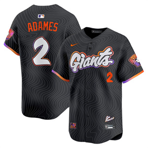 Men's San Francisco Giants 2025 City Connect Vapor Premier Limited Jersey All Stitched Willy Adames #2
