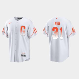 San Francisco Giants #31 Robb Nen Men's 2021 City Connect White Fan's Version Jersey