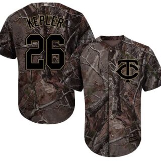 Twins #26 Max Kepler Camo Realtree Collection Cool Base Stitched Youth Baseball Jersey