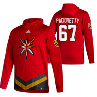Vegas Golden Knights #67 Max Pacioretty Reverse Retro Pullover Hoodie Red