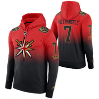 Vegas Golden Knights #7 Alex Pietrangelo Reverse Retro Pullover Hoodie Red Black