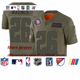 Vikings #26 Trae Waynes Camo Youth Stitched Football Limited 2019 Salute to Service Jersey