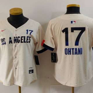 Women's Los Angeles Dodgers #7 Julio Urias Cream Stitched Baseball Jerseys