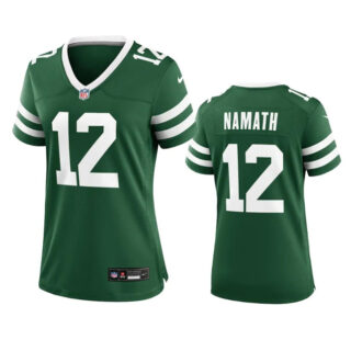 Women's New York Jets #12 Joe Namath Green 2024 Stitched Football Jersey(Run Small)