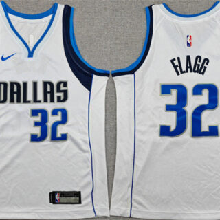 Youth #32 Cooper Flagg White 2025 Association Edition Stitched Basketball Jersey