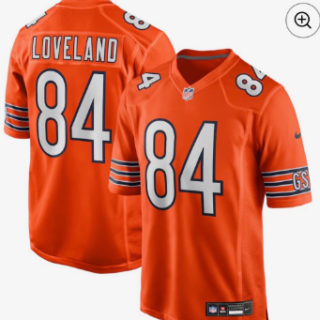Youth Chicago Bears #84 Colston Loveland Orange Vapor Untouchable Stitched Football Jersey