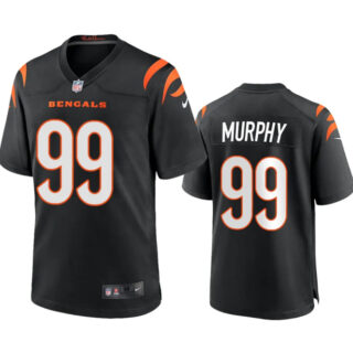 Youth Cincinnati Bengals #99 Myles Murphy Black Stitched Game Jersey