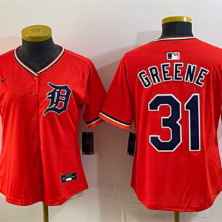 Youth Detroit Tigers #31 Riley Greene Orange 2026 Alternate Vapor Premier Limited Stitched Baseball Jersey