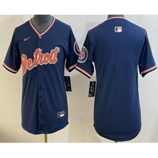 Youth Detroit Tigers Blank Black Stadium Jersey