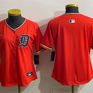 Youth Detroit Tigers Blank Orange 2026 Alternate Vapor Premier Limited Stitched Baseball Jersey