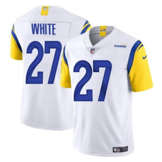 Youth Los Angeles Rams #27 Tre'Davious White White Vapor Untouchable Stitched Football Jersey