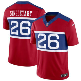 Youth New York Giants #26 Devin Singletary Century Red Alternate Vapor F.U.S.E. Limited Stitched Football Jersey