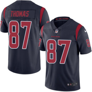 Youth Nike Texans #87 Demaryius Thomas Navy Blue Youth Stitched NFL Limited Rush Jersey