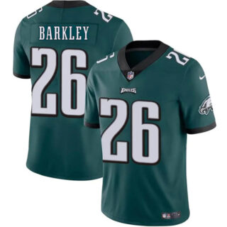 Youth Philadelphia Eagles #26 Saquon Barkley Green Vapor Untouchable Limited Stitched Football Jersey