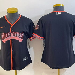 Youth San Francisco Giants Blank Black 2026 Alternate Stadium Stitched Baseball Jersey