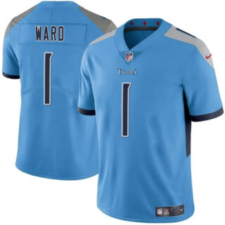 Youth Tennessee Titans #1 Cameron Ward Blue 2025 Draft Vapor Untouchable Stitched Football Jersey