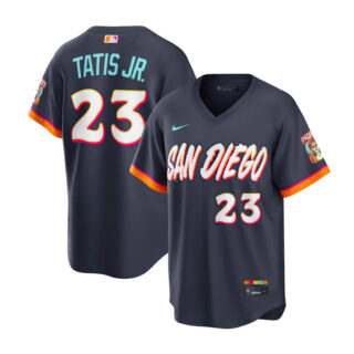 Youth San Diego Padres Fernando Tatis Jr #23 City Connect 2026 Obsidian Stadium Jersey
