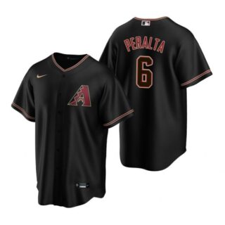 Men's David Peralta Arizona Diamondbacks Cool Base Jersey Black