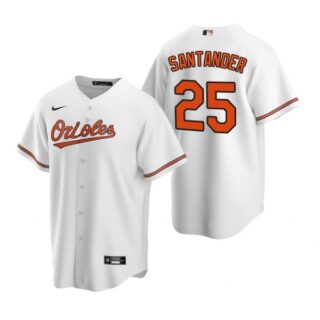 Men's Anthony Santander Baltimore Orioles Cool Base Jersey White