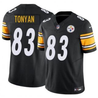 Men's Pittsburgh Steelers #83 Robert Tonyan Black 2026 F.U.S.E. Vapor Limited Football Stitched Jersey