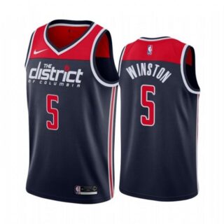 Men's Cassius Winston Washington Wizards Basketball Jersey Navy