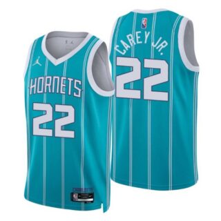 Men's Vernon Carey Jr. Charlotte Hornets 75th Anniversary Diamond Jersey