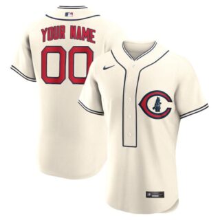 Men's Flex Base Cincinnati Reds Custom 2022 Field of Dreams White Stitched Jersey With Name