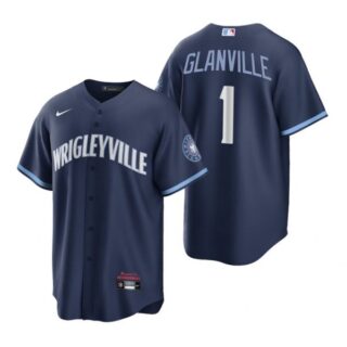 Youth Chicago Cubs Doug Glanville City Connect Wrigleyville Jersey Navy Stitched