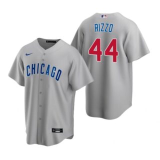 Men's Anthony Rizzo Chicago Cubs Cool Base Jersey Gray