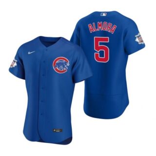 Men's Albert Almora Jr. Chicago Cubs Flex Base Jersey Royal