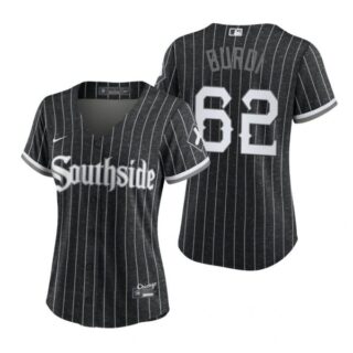 Women Chicago White Sox Zack Burdi 2021 City Connect Southside Jersey Black Stitched