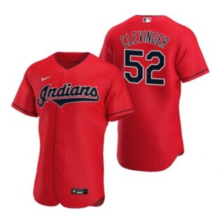 Men's Mike Clevinger Cleveland Indians Flex Base Jersey Red