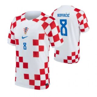 Men's Mateo Kovacic Croatia National Team White Home Soccer Jersey 2022-23