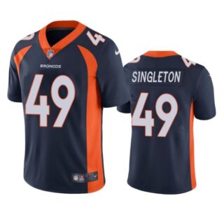 Men's Alex Singleton Denver Broncos Limited Footbal Jersey Navy
