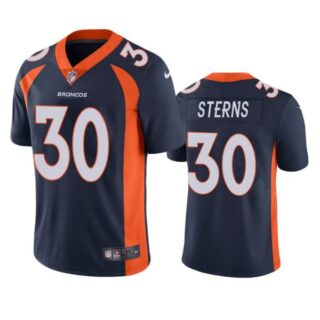Men's Caden Sterns Denver Broncos Limited Footbal Jersey Navy