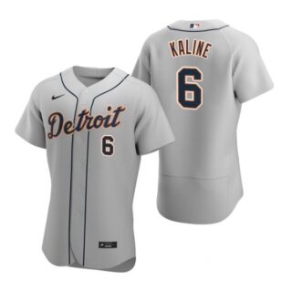 Men's Al Kaline Detroit Tigers Flex Base Jersey Gray