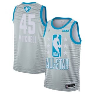 Men's Donovan Mitchell 2022 All-Star Game Swingman Stitched Jersey - Gray