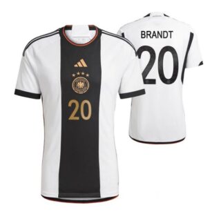 Men's Julian Brandt Germany National Team White Home Soccer Jersey 2022-23
