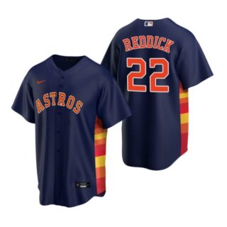 Men's Josh Reddick Houston Astros Cool Base Jersey Navy